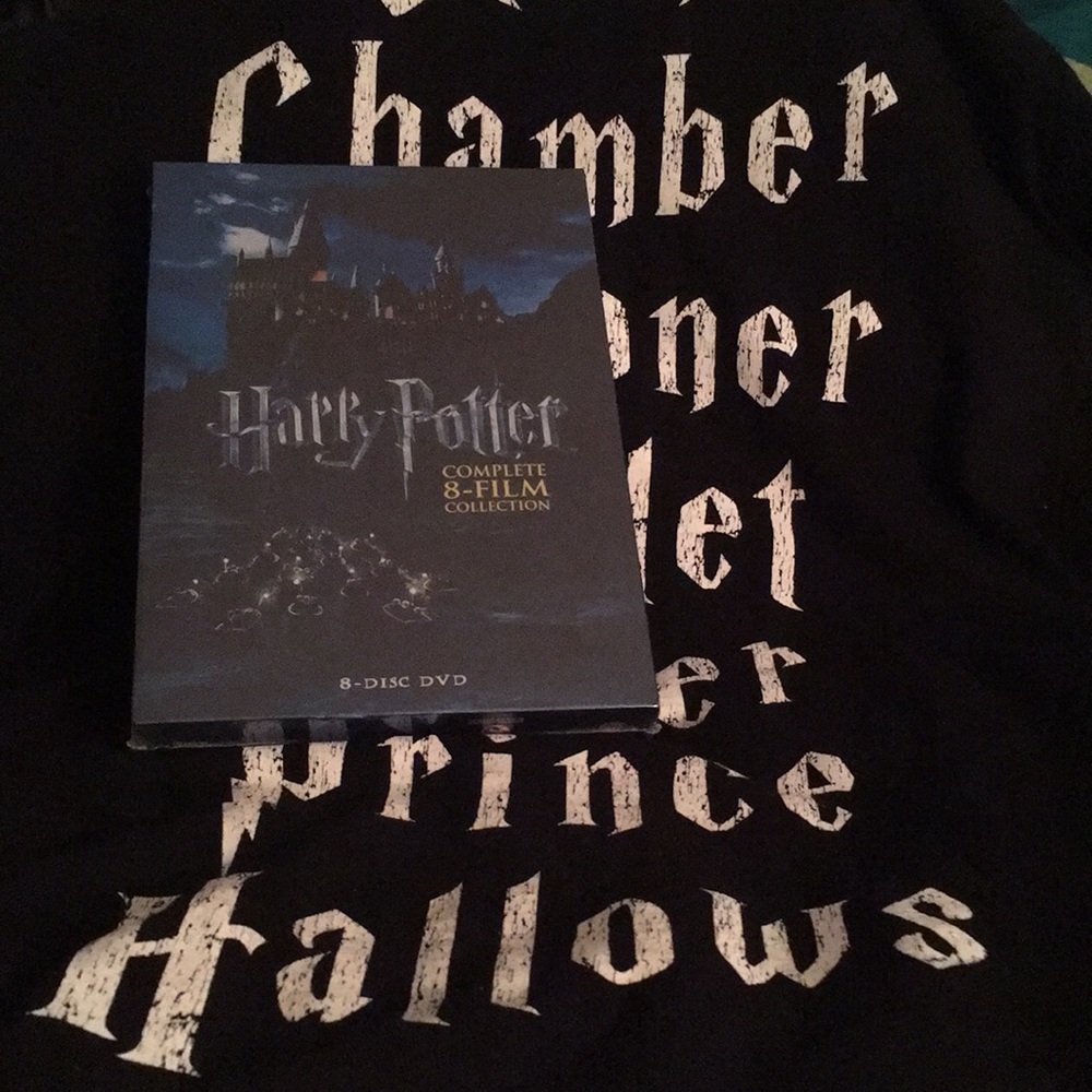Harry Potter DVD set with tee